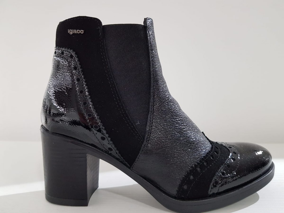 Stivaletto con tacco e plateau donna - Igi&Co
