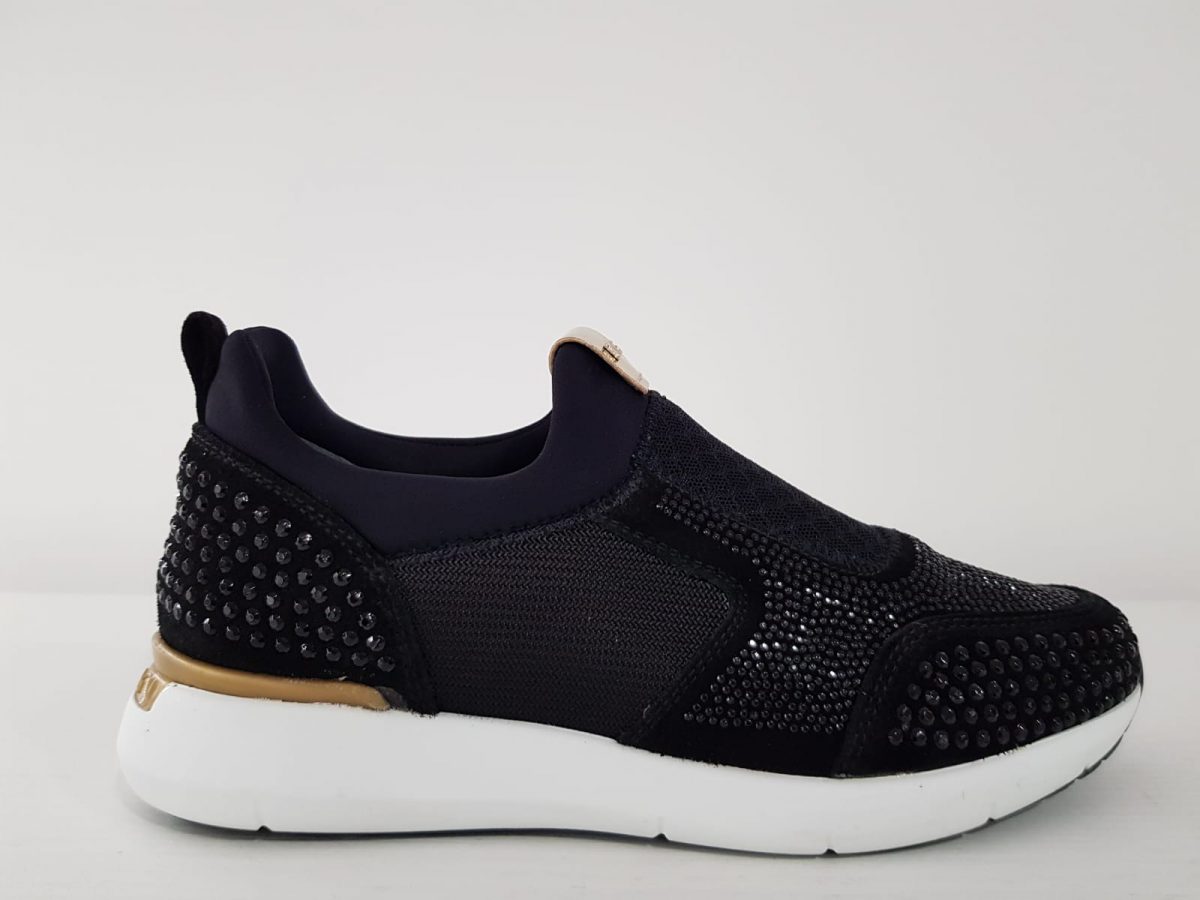 Sneaker Nero Giardini Velour